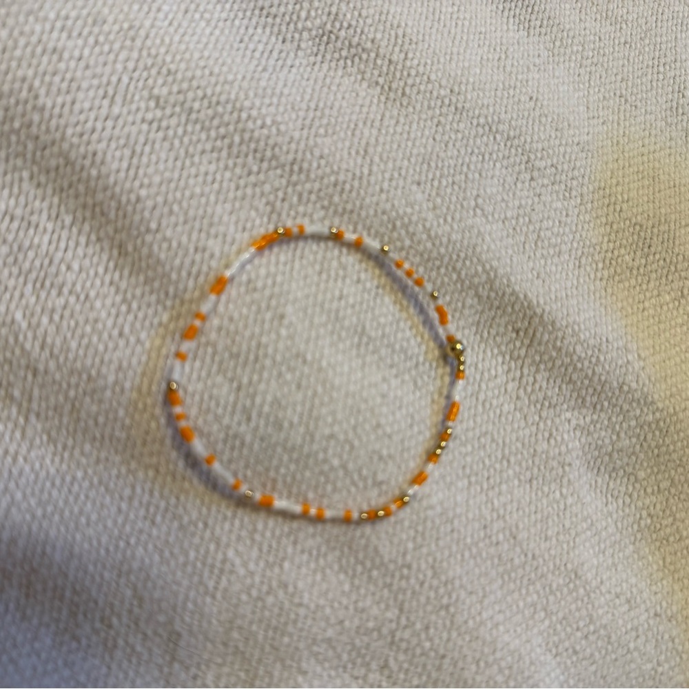 Enewton - Orange / White / Gold- Hope Unwritten Bracelet